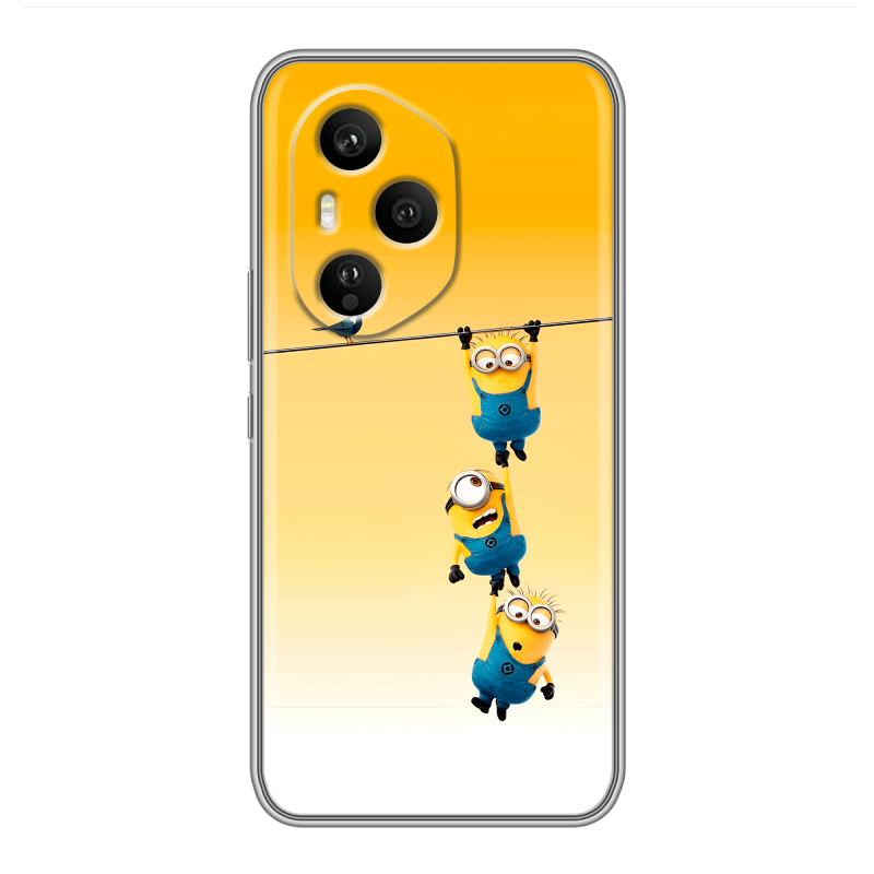 Силиконовый чехол на Honor 400 Pro с принтом Миньоны Силиконовый чехол на Honor 400 Pro с принтом Миньоны