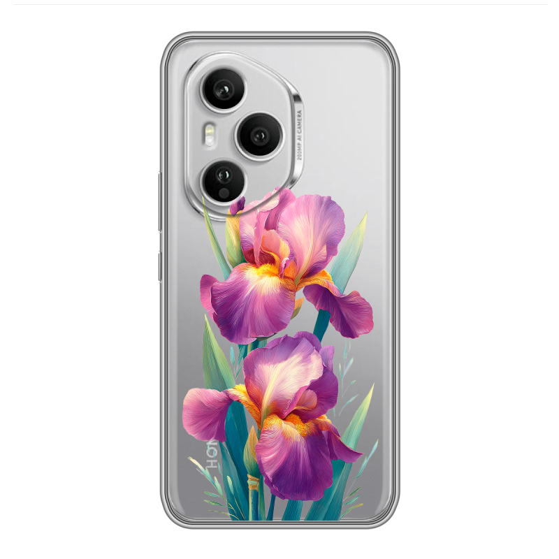 Силиконовый чехол на Honor 400 Pro с принтом Цветы орхидеи Силиконовый чехол на Honor 400 Pro с принтом Цветы орхидеи