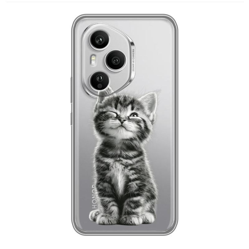 Силиконовый чехол на Honor 400 Pro с принтом Котенок Силиконовый чехол на Honor 400 Pro с принтом Котенок
