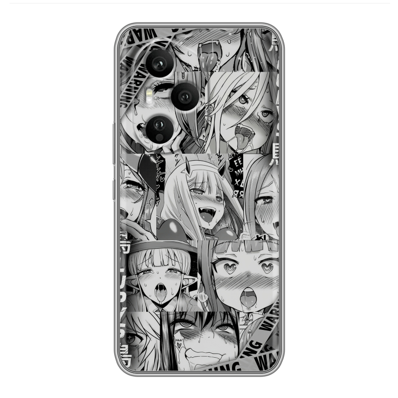 Силиконовый чехол на Honor 400 Pro с принтом Ahegao Ахегао Аниме Силиконовый чехол на Honor 400 Pro с принтом Ahegao Ахегао Аниме
