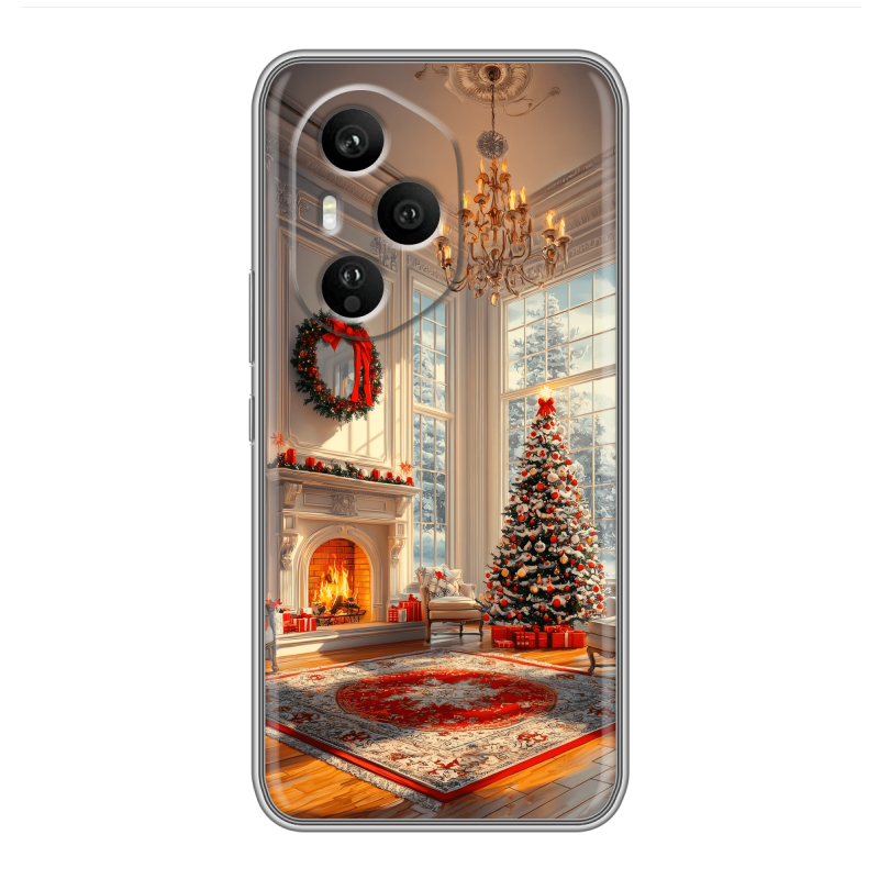 Силиконовый чехол на Honor 400 Pro с принтом Новый год Силиконовый чехол на Honor 400 Pro с принтом Новый год