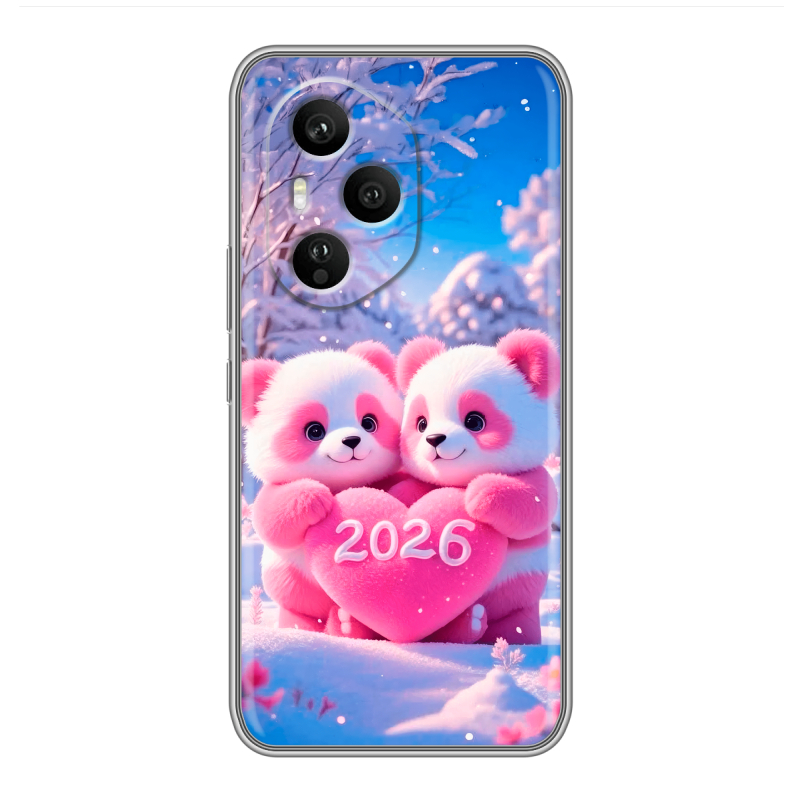Силиконовый чехол на Honor 400 Pro с принтом Новый год Силиконовый чехол на Honor 400 Pro с принтом Новый год