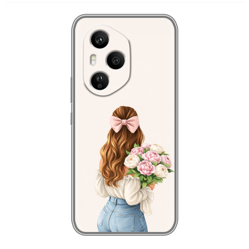 Силиконовый чехол на Honor 400 Pro с принтом женский Силиконовый чехол на Honor 400 Pro с принтом женский