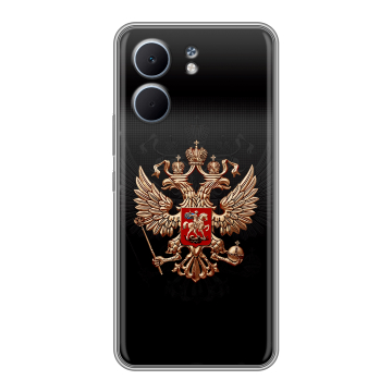 Силиконовый чехол на OPPO A5x с принтом Герб России