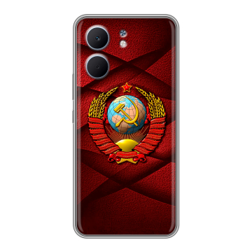 Силиконовый чехол на OPPO A5x с принтом Герб СССР