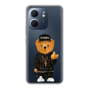 Силиконовый чехол на OPPO A5x с принтом Мишка