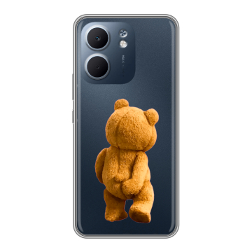 Силиконовый чехол на OPPO A5x с принтом Медведь Силиконовый чехол на OPPO A5x с принтом Медведь