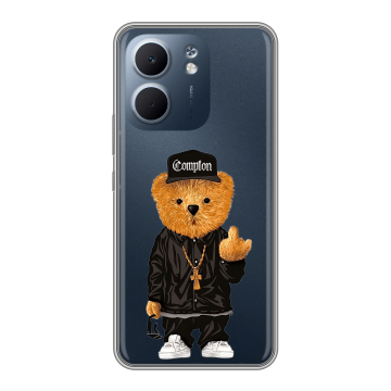 Силиконовый чехол на OPPO A5x с принтом Плюшевый медведь