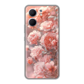 Силиконовый чехол на OPPO A5x с принтом Розовые розы