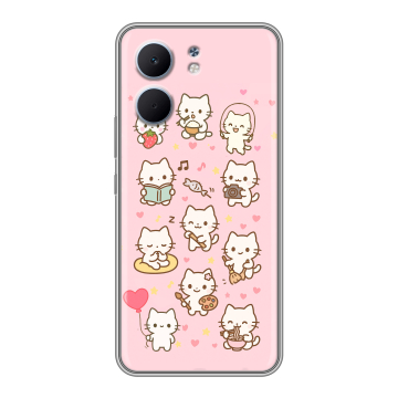 Силиконовый чехол на OPPO A5x с принтом Hello Kitty Хелоу Кити