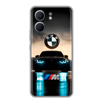 Силиконовый чехол на OPPO A5x с принтом БМВ BMW