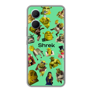 Силиконовый чехол на OPPO A5x с принтом Шрек Shrek Силиконовый чехол на OPPO A5x с принтом Шрек Shrek