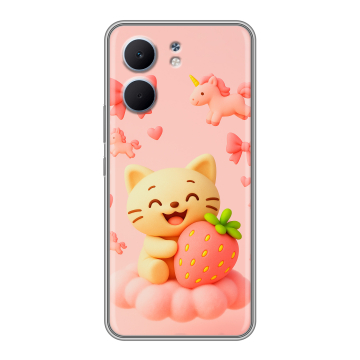 Силиконовый чехол на OPPO A5x с принтом для девочек