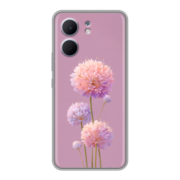 Силиконовый чехол на OPPO A5x с принтом Цветы