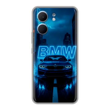 Силиконовый чехол на OPPO A5x с принтом BMW БМВ Силиконовый чехол на OPPO A5x с принтом BMW БМВ