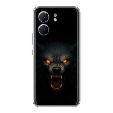 Силиконовый чехол на OPPO A5x с принтом Волк