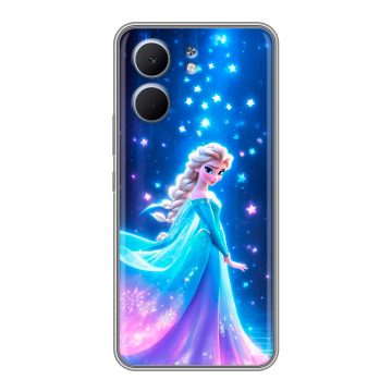 Силиконовый чехол на OPPO A5x с принтом Холодное сердце Frozen Силиконовый чехол на OPPO A5x с принтом Холодное сердце Frozen