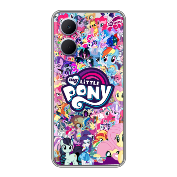 Силиконовый чехол на OPPO A5x с принтом My little pony Дружба чудо Силиконовый чехол на OPPO A5x с принтом My little pony Дружба чудо