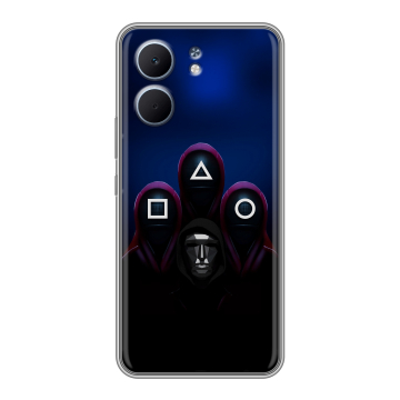 Силиконовый чехол на OPPO A5x с принтом Игра Кальмара