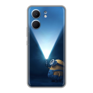 Силиконовый чехол на OPPO A5x с принтом Миньоны Силиконовый чехол на OPPO A5x с принтом Миньоны