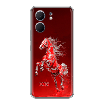Силиконовый чехол на OPPO A5x с принтом Новый год