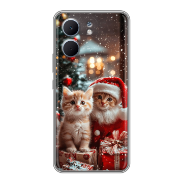 Силиконовый чехол на OPPO A5x с принтом Новый год