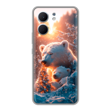 Силиконовый чехол на OPPO A5x с принтом Новый год