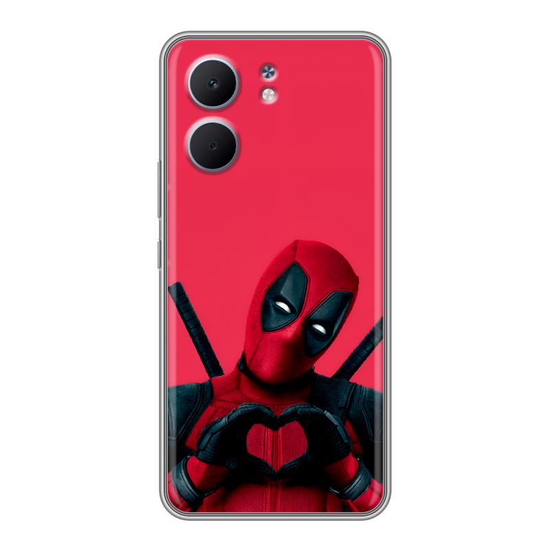 Силиконовый чехол на OPPO A5x с принтом Дедпул Deadpool Силиконовый чехол на OPPO A5x с принтом Дедпул Deadpool