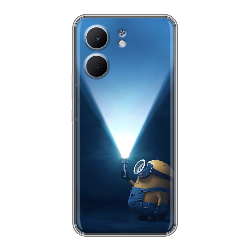 Силиконовый чехол на OPPO A5x с принтом Миньоны Силиконовый чехол на OPPO A5x с принтом Миньоны