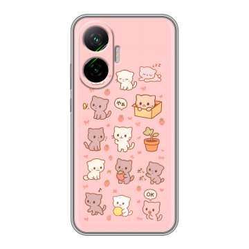 Силиконовый чехол на Poco F7 с принтом Hello Kitty Хелоу Кити Силиконовый чехол на Poco F7 с принтом Hello Kitty Хелоу Кити