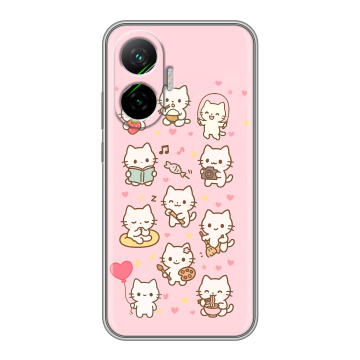Силиконовый чехол на Poco F7 с принтом Hello Kitty Хелоу Кити Силиконовый чехол на Poco F7 с принтом Hello Kitty Хелоу Кити