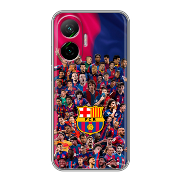Силиконовый чехол на Poco F7 с принтом Барселона Barcelona