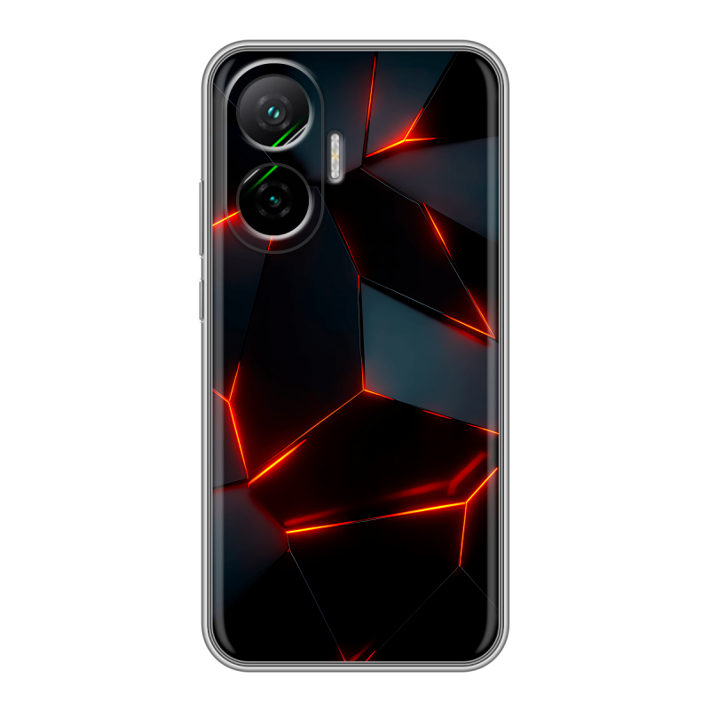Силиконовый чехол на Poco F7 с принтом Яркие абстракции Силиконовый чехол на Poco F7 с принтом Яркие абстракции