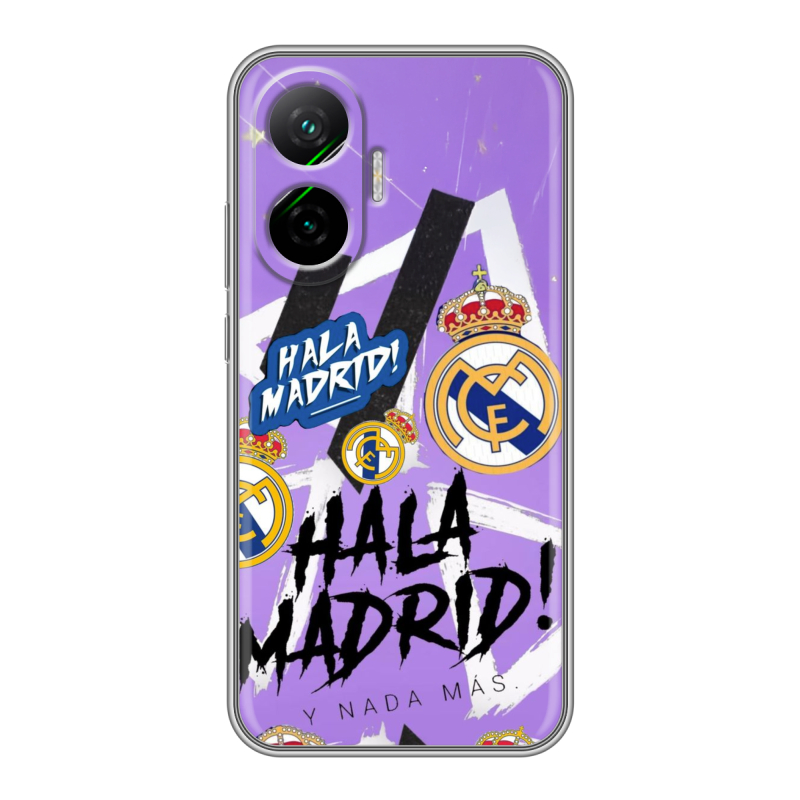 Силиконовый чехол на Poco F7 с принтом Real Madrid Реал Мадрид Силиконовый чехол на Poco F7 с принтом Real Madrid Реал Мадрид