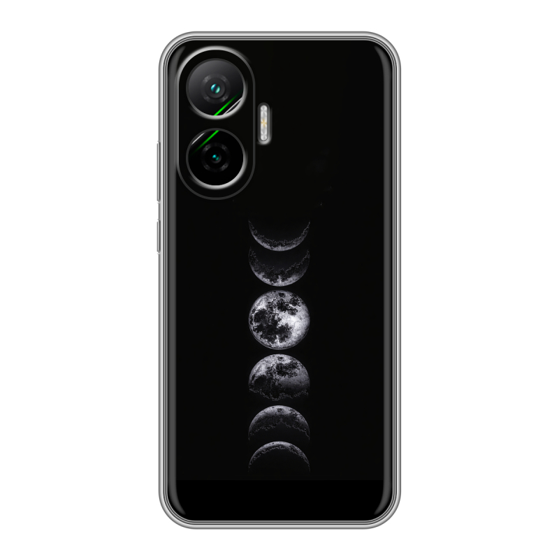Силиконовый чехол на Poco F7 с принтом женский Силиконовый чехол на Poco F7 с принтом женский