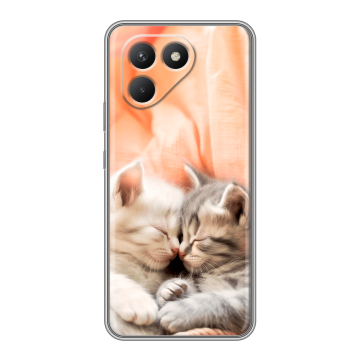 Силиконовый чехол на Tecno Pova 7 Neo с принтом Котята