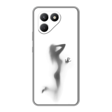 Силиконовый чехол на Tecno Pova 7 Neo с принтом Силуэт