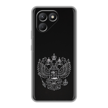 Силиконовый чехол на Tecno Pova 7 Neo с принтом Герб России