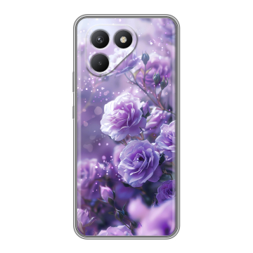 Силиконовый чехол на Tecno Pova 7 Neo с принтом Розы цветы