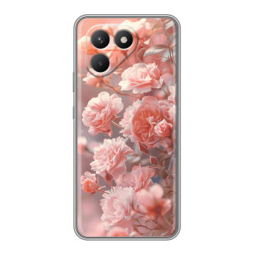 Силиконовый чехол на Tecno Pova 7 Neo с принтом Розовые розы