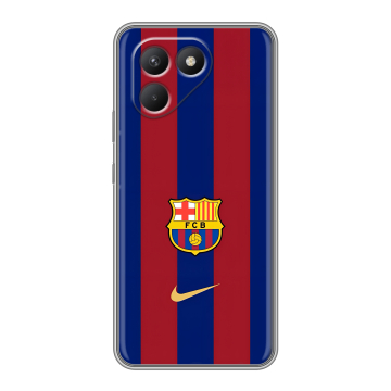 Силиконовый чехол на Tecno Pova 7 Neo с принтом Барселона Barcelona