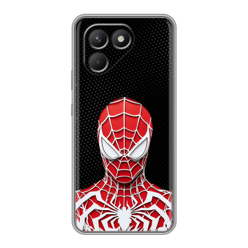Силиконовый чехол на Tecno Pova 7 Neo с принтом человек паук spiderman