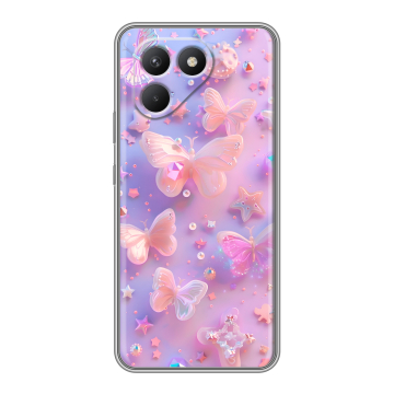 Силиконовый чехол на Tecno Pova 7 Neo с принтом Бабочки