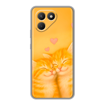 Силиконовый чехол на Tecno Pova 7 Neo с принтом Милые котята