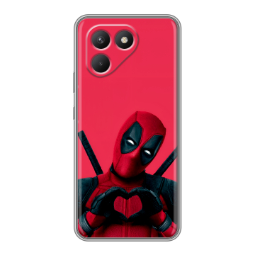 Силиконовый чехол на Tecno Pova 7 Neo с принтом Дедпул Deadpool