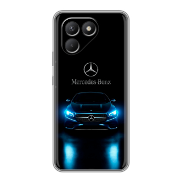 Силиконовый чехол на Tecno Pova 7 Neo с принтом Mercedes Мерседес