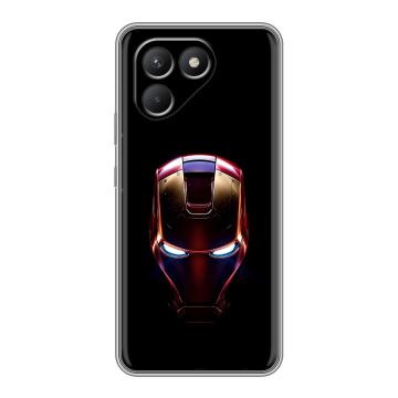 Силиконовый чехол на Tecno Pova 7 Neo с принтом IronMan Железный человек Силиконовый чехол на Tecno Pova 7 Neo с принтом IronMan Железный человек