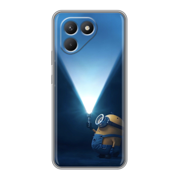 Силиконовый чехол на Tecno Pova 7 Neo с принтом Миньоны Силиконовый чехол на Tecno Pova 7 Neo с принтом Миньоны