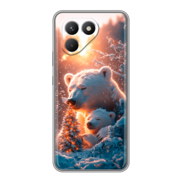 Силиконовый чехол на Tecno Pova 7 Neo с принтом Новый год