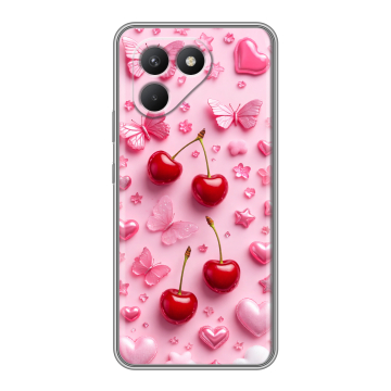 Силиконовый чехол на Tecno Pova 7 Neo с принтом для девочек Силиконовый чехол на Tecno Pova 7 Neo с принтом для девочек